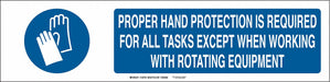 Sign Slider Insert 6x23 7/8in White Poly