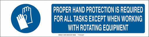 Sign Slider Insert 6x23 7/8in White Alum