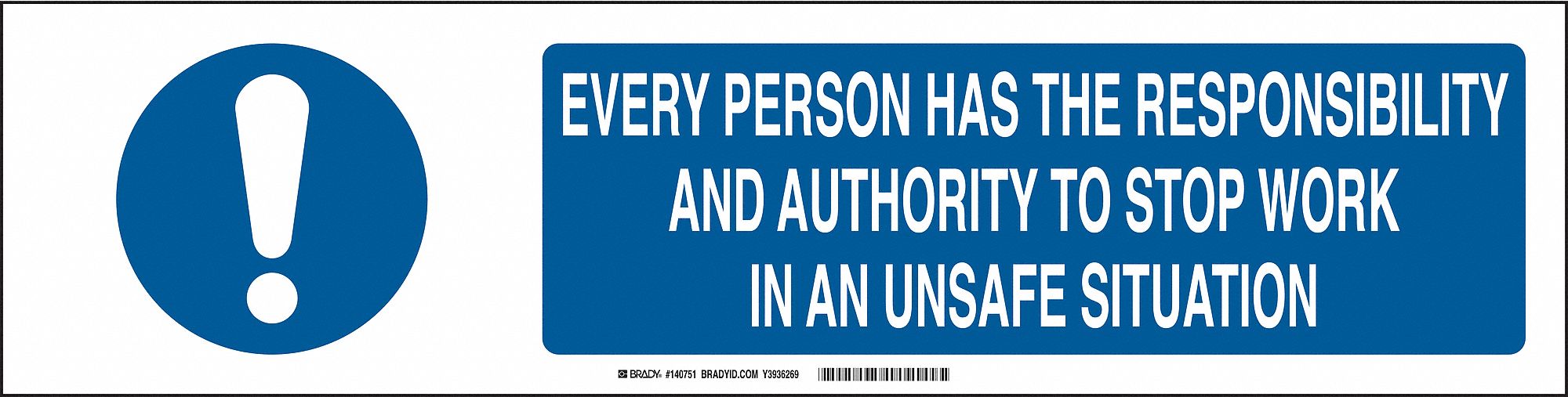 Sign Slider Insert 6x23 7/8in White Alum