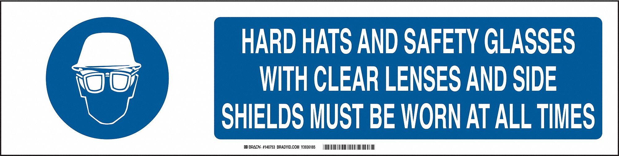 Sign Slider Insert 6x23 7/8in White Alum