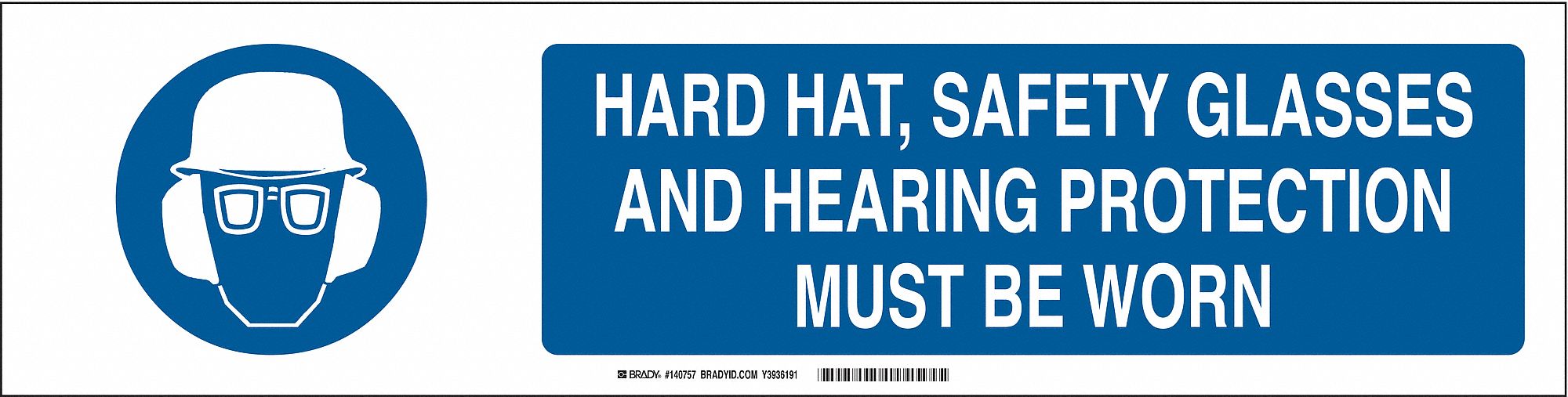 Sign Slider Insert 6x23 7/8in White Poly