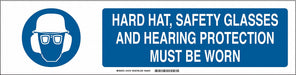 Sign Slider Insert 6x23 7/8in White Poly