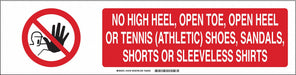 Sign Slider Insert 6x23 7/8in White Poly