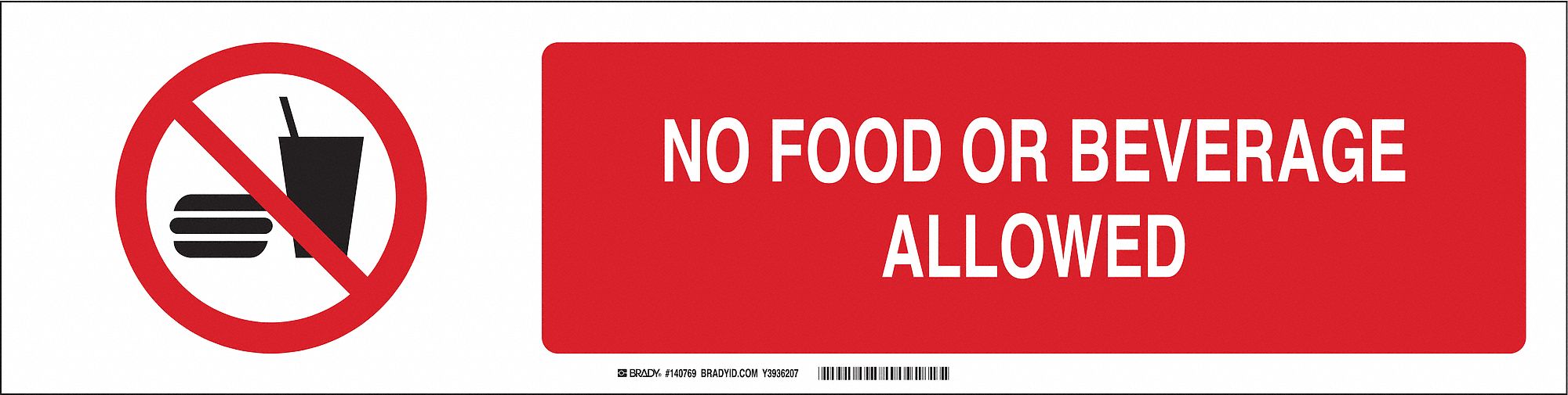 Sign Slider Insert 6x23 7/8in White Alum