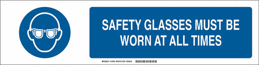 Sign Slider Insert 6x23 7/8in White Poly