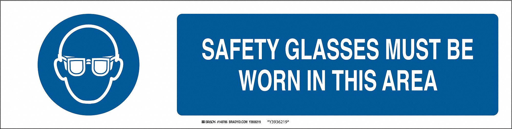 Sign Slider Insert 6x23 7/8in White Poly