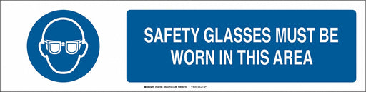 Sign Slider Insert 6x23 7/8in White Poly