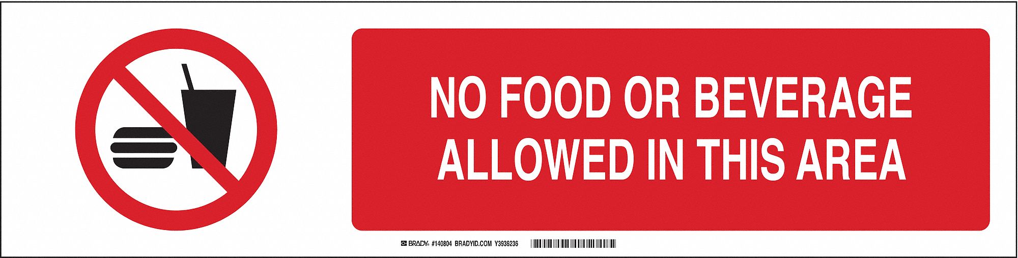 Sign Slider Insert 6x23 7/8in White Alum
