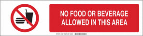 Sign Slider Insert 6x23 7/8in White Alum