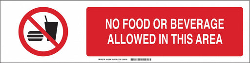 Sign Slider Insert 6x23 7/8in White Alum