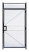 Hinged Gate 4 ft x 7 ft 3-1/4 In Enamel