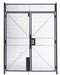 Double Hinged Gate 8.3ftx10.4ftx2 in