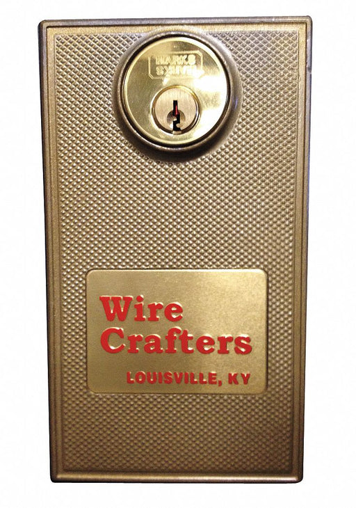 Hinged Door Lock Plain Steel