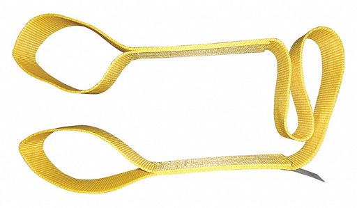 M5270 Web Sling Flat Eye 10 ft L 3 200 lb Cap.