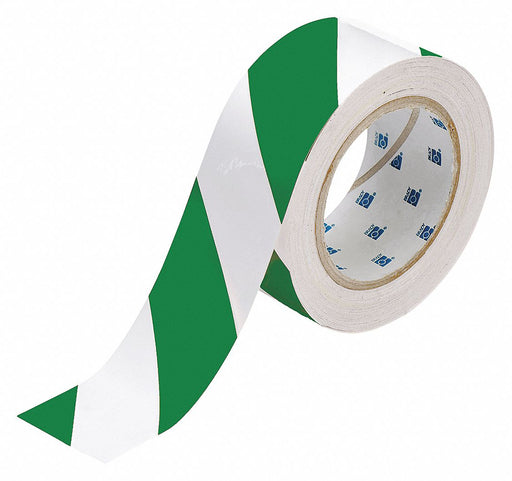 G5686 Floor Tape Green/White 2 inx100 ft Roll