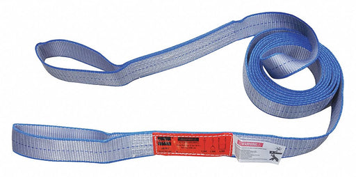 Web Sling Flat Eye 2 ft L 6 400 lb Cap.