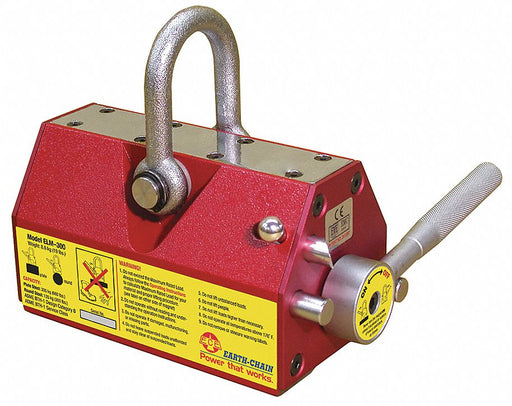 Lifting Magnet 660 lb Flat Cap. 6 1/8 L