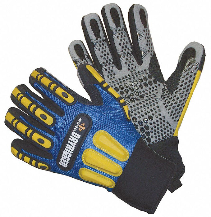Impact Gloves S Blue/Blk/Gray/Yllw PR
