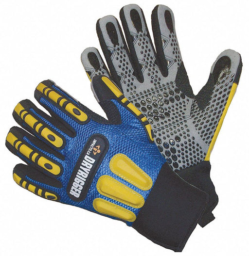 Impact Gloves 3XL Blue/Blk/Gray/Yllw PR