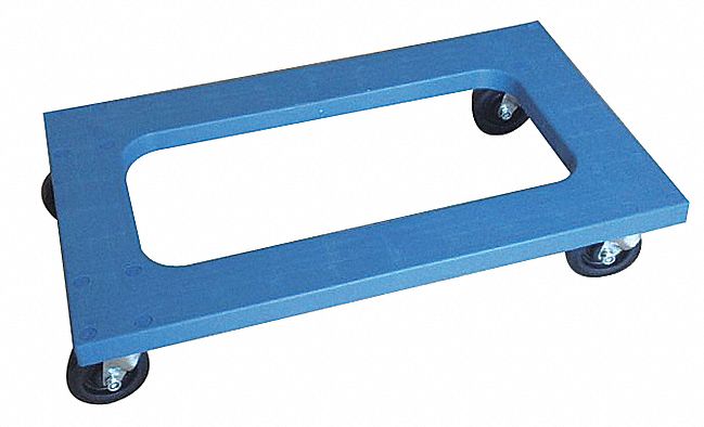 Gen. Purpse Dolly Flush 30inLx18inW Blue