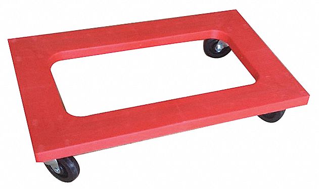 Gen. Purpse Dolly Flush 30inLx18inW Red