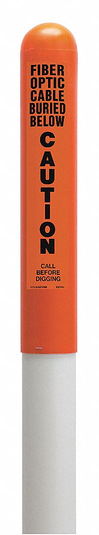 Utility Dome Marker Orange 66 in H