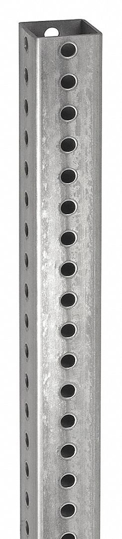 Sign Post Silver Steel 12 ft L