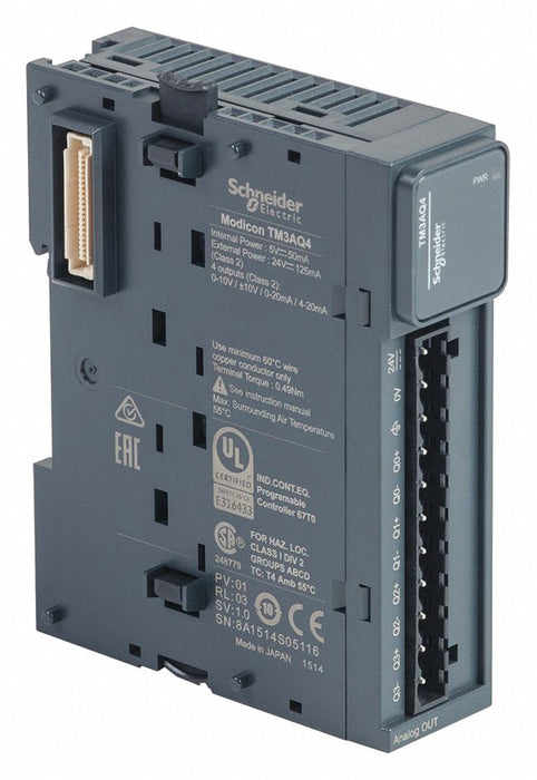 Analog Output Module 24V DC 4 Outputs