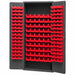 K4894 Bin Cabinet 84 x36 x18 Gray 156RedBns