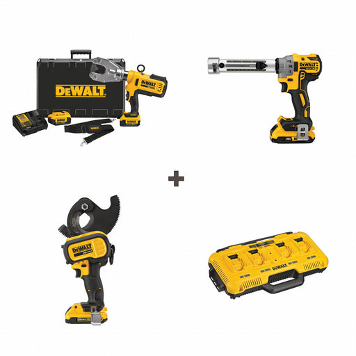 Cordless Crimping Tool Kit 20.0V 6 tons
