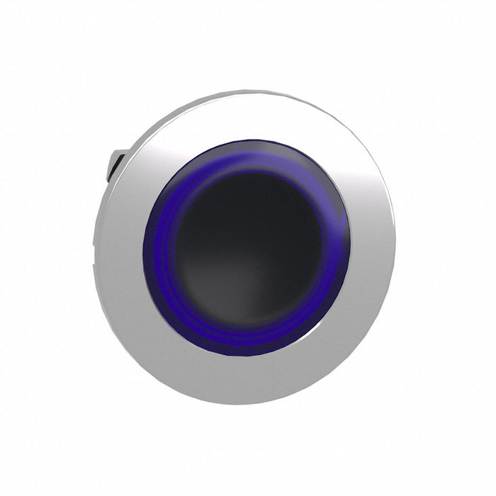 Flush Push Button Blue No Lamp 30mm
