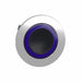 Flush Push Button Blue No Lamp 30mm