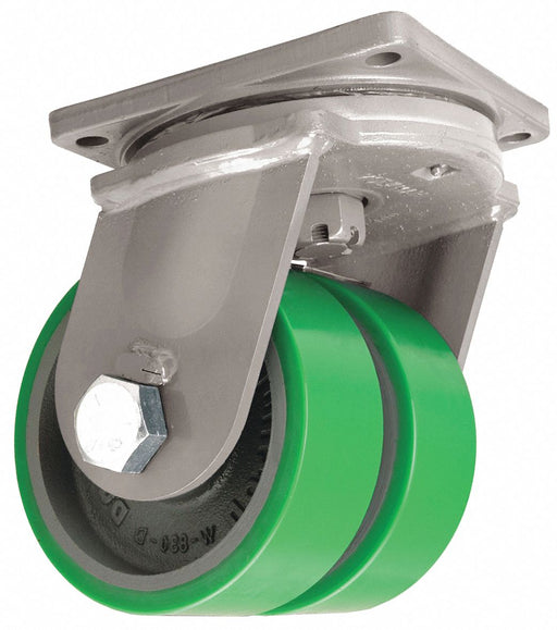 Plate Caster Swivel Polyurethane 11 H