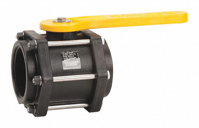 Manual 2-Way Ball Valve NPT Polypro