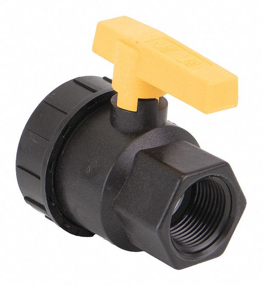 Manual 2-Way Ball Valve NPT Polypro