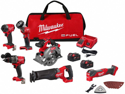M18 FUEL 5PC Kit +Oscillating Multi-Tool