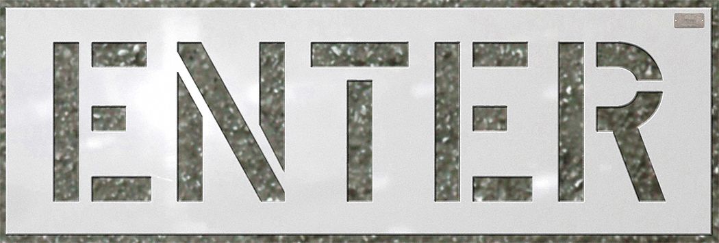 IndividualStencil Message Polyethylene