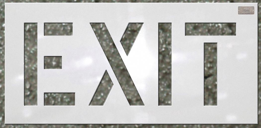 IndividualStencil Message Polyethylene