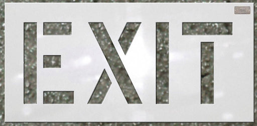 Stencil Exit 24 x 12 In.