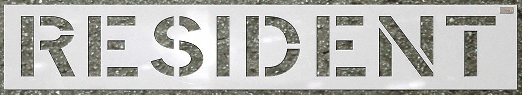 IndividualStencil Message Polyethylene