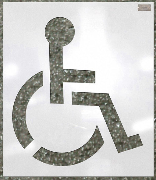 Stencil Handicapl 21-1/2 x 21-1/2 In.