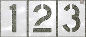StencilSet NumberSet Polyethylene 12pcs