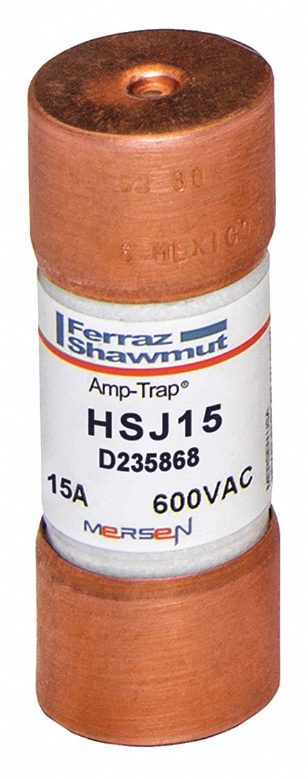 Fuse 600VAC Cyl J 15A 500VDC Non-Ind
