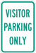H1932 Visitor Parking Sign 18 x 12 