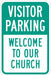Church Parking Sign 18 x 12 