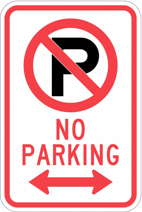 H1883 No Parking Sign 18 x 12 