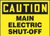Safety Label 3 1/2 in x 5 in Vinyl