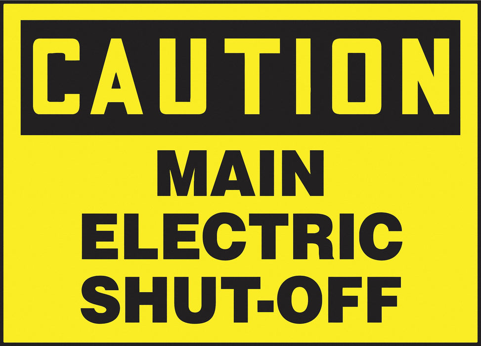 Safety Label 3 1/2 in x 5 in Vinyl