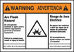 Arc Flash Label 3 1/2 inx5 in Vinyl