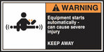 CEMA Label 2 1/2 in x 5 in Vinyl PK5